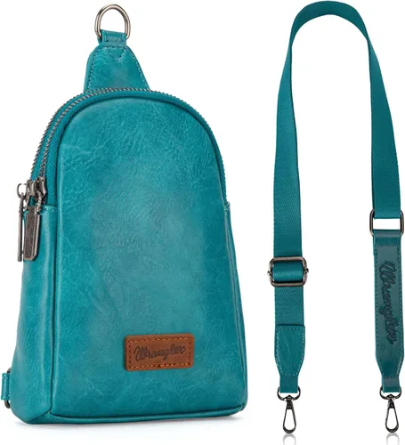Vista 5 de Wrangler Crossbody Sling Bags for Women Cross Body Purse with Detachable Strap