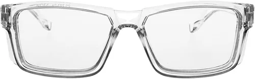 Vista 2 de Safety Reading Glasses - Full Lens Magnifying from +1.00 to +3.00 in Clear - ANSI Z87+ Approved Safety Frame
