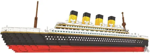 Vista 4 de Technic Titanic - Juego de bloques de construcción, 3800 piezas de crucero Titanic, kit de construcción compatible con Lego Creator Expert 10294