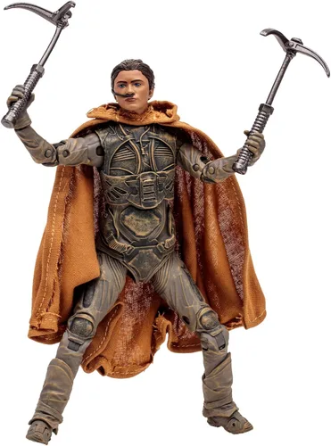 Vista 21 de McFarlane Toys - Duna: Parte Dos Gurney Halleck Paul Atreides Chani Stilgar 4pk, Gold Label, Yaxa Exclusive