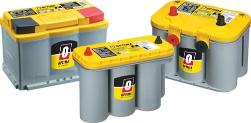 Vista 7 de Baterías de doble uso con superficie de color amarillo Optima Batteries 8040-218, D 35.