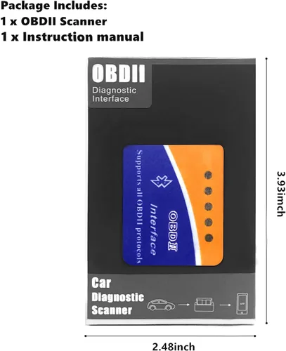 Vista 9 de OBD2 Bluetooth escáner lector de código para Android Windows, herramienta de escaneo de diagnóstico de auto Odb2 OBDII adaptador para comprobar