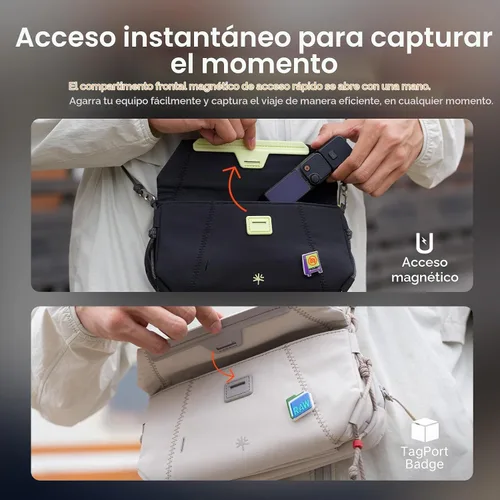 Vista 3 de PGYTECH OneGo - Correa de bolsillo para DJI Osmo Pocket 3 4/Xtra Muse/Luna Verde lima