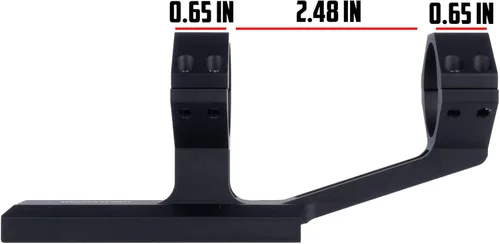 Vista 7 de Monstrum H-Series V2 Montura de Mira Ultraligera con Intervalo Picatinny