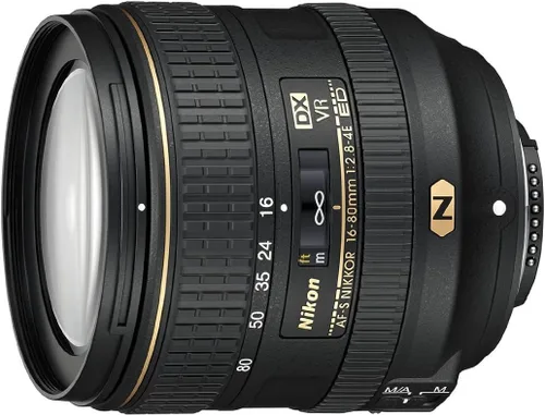 Nikon AF-S DX NIKKOR 16–80mm f/2.8–4E ED, lente zoom con reducción de vibración y autoenfoque para cámaras Nikon DSLR