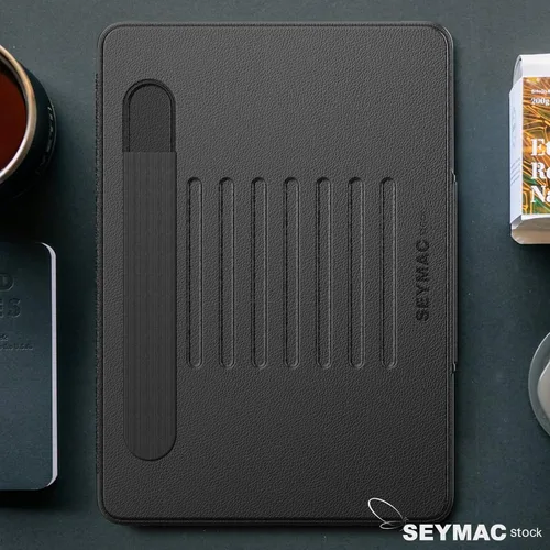 Vista 9 de SEYMAC stock Funda para iPad de 6ª/5ª generación/Air 2/Pro de 9.7 pulgadas, fuerte magnético para dormir automático, a prueba de golpes, con soporte