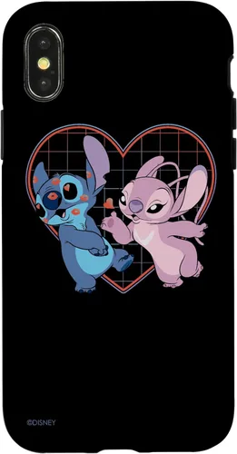 Vista 5 de Disney Lilo and Stitch Angel Heart Kisses - Carcasa para iPhone 17