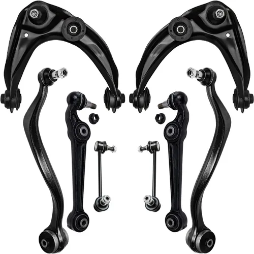 Vista 93 de Detroit Axle - Kit de suspensión frontal de 8 piezas para Chevy GMC Silverado Sierra Suburban 1500 Yukon Avalanche Cadillac Escalade brazos