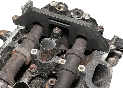 Vista 6 de 303-1655 303-1633 Herramienta de alineación de árbol de levas Compatibilidad con amortiguador de vibración del tensor del polea Compatible con Ford