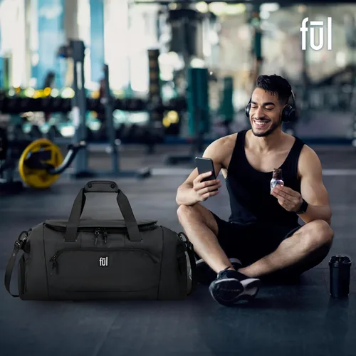 Vista 6 de FUL Tactics 22 Inch Duffel Bag, Siege Small Travel Carry on Luggage with Handles and Shoulder Strap
