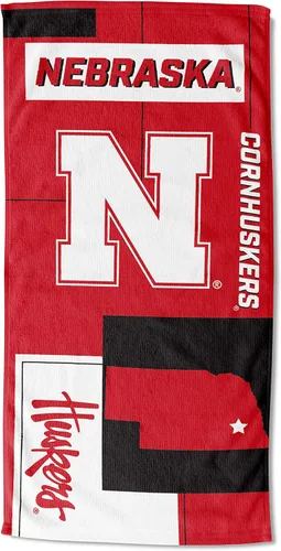 Vista 20 de Northwest NCAA State Line - Toalla de playa, 30x60, Wisconsin Badgers