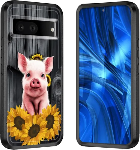 Vista 43 de Funda para Pixel 7A, [probada contra caídas de grado militar] Funda protectora resistente a prueba de golpes para Google Pixel 7A de 6.1 pulgadas