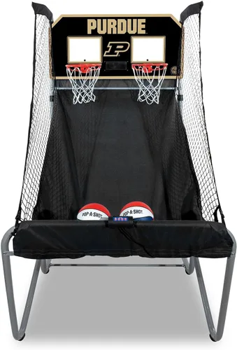 Vista 20 de Pop-A-Shot - Home Dual Shot with NCAA Graphics l Sensor Scoring l 16 Game Modes l 7 Balls l Foldable Storage l for All NCAA Fans