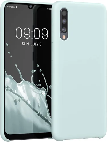 Vista 198 de kwmobile Funda compatible con Samsung Galaxy A32 5G - Funda de teléfono de silicona TPU con acabado suave - Negro mate