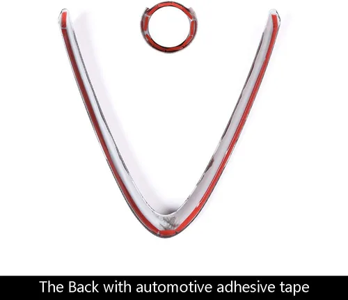 Vista 6 de YIWANG Marco de decoración de parrilla frontal de plástico ABS estilo fibra de carbono para Alfa Romeo Giulia 2017 2018 2019 piezas