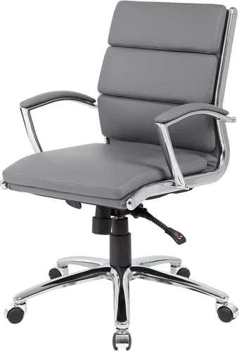 Vista 5 de Boss Office Products (BOSXK - Silla de oficina, color gris)