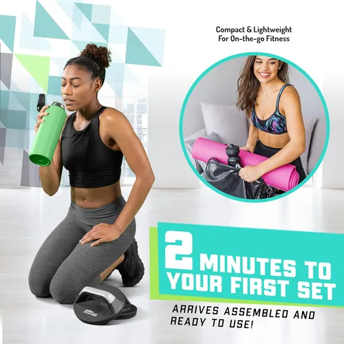 Vista 6 de Elite Sportz - Barras de realce – Sentirás menos dolor de muñeca que al hacer flexiones normales. Muy resistentes y no se deslizan