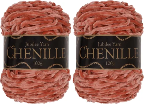 Vista 66 de JubileeYarn - Hilo de chenilla, 3.53 oz/pastel, peso peinado, circonita, terciopelo blanco, 1 pastel