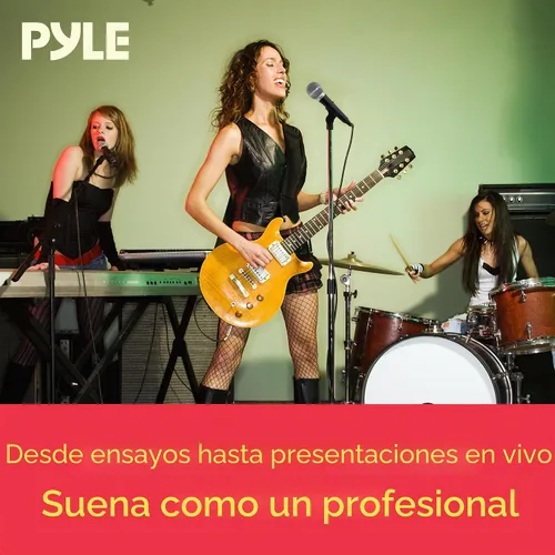 Vista 7 de Pyle Kit de micrófono dinámico profesional de 3 piezas, micrófono cardioide unidireccional vocal de mano con funda de transporte rígida y bolsa