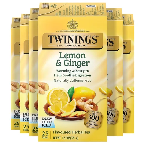 Vista 89 de Twinings, Decaffeinated Chai - Té negro Chai sin cafeína y con especias dulces y sabrosas, caliente o helado, el embalaje puede variar, 120 bolsitas