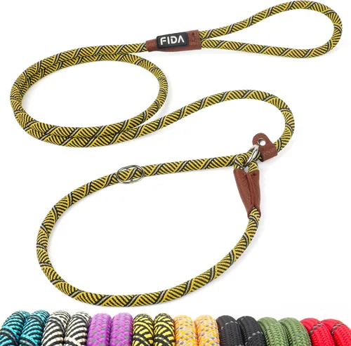 Vista 27 de Fida Paquete de 5 correas antideslizantes duraderas a granel, resistentes de 1/2 pulgadas x 6 pies, cómoda correa antideslizante para perros Verde