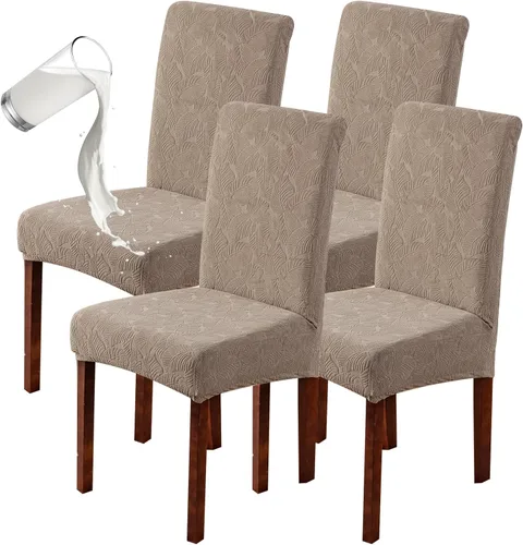 Vista 34 de Genina Fundas impermeables para sillas Parsons de comedor, fundas elásticas para sillas Parsons para comedor, cocina, funda protectora para silla