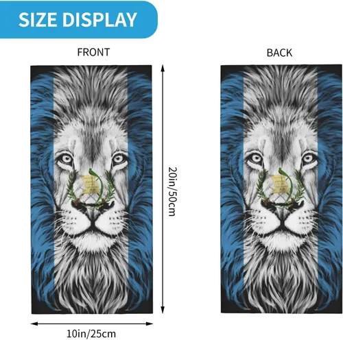 Vista 2 de Pañuelo sin costuras para el cuello, pañuelo con protección UV sin costuras para motocicleta