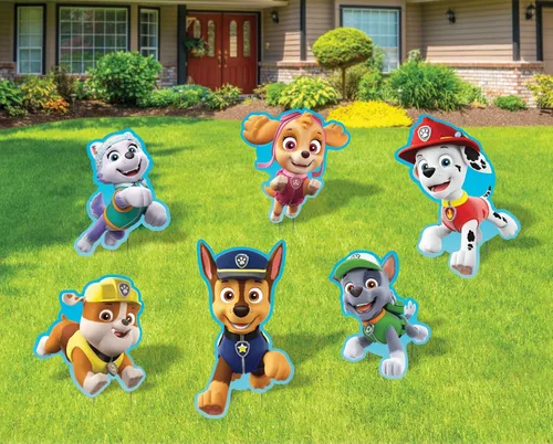 Vista 8 de Carteles de feliz cumpleaños de Blue's Clues con estacas de metal, letras de 16