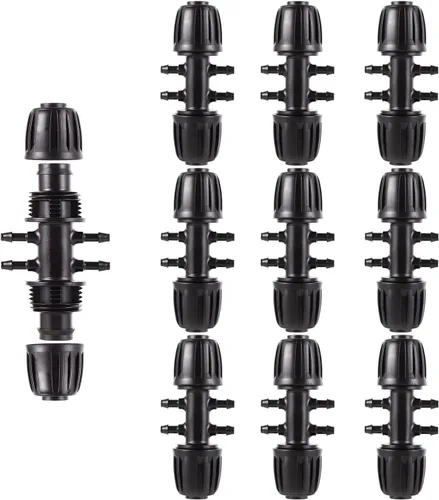 Vista 7 de Accesorios de tubería de riego de 1/2 pulgada para (1/2 pulgada de diámetro interior x 0.6-0.63 pulgadas de diámetro) 0.630 in de tubería de goteo
