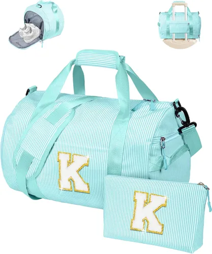 Vista 64 de Regalo para Adolescentes, Bolsa de Viaje para Niñas, Bolsas de Fin de Semana para Niños con Compartimento para Zapatos, Bolsa de Fin de Semana