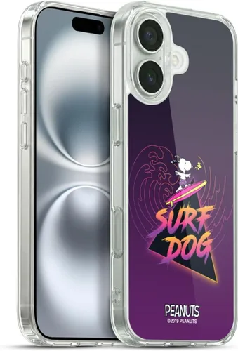 Vista 27 de Head Case Designs Funda de gel suave con licencia oficial de Peanuts Tropical Surf Snoopy Aloha Disco compatible con Apple iPhone 13 Mini