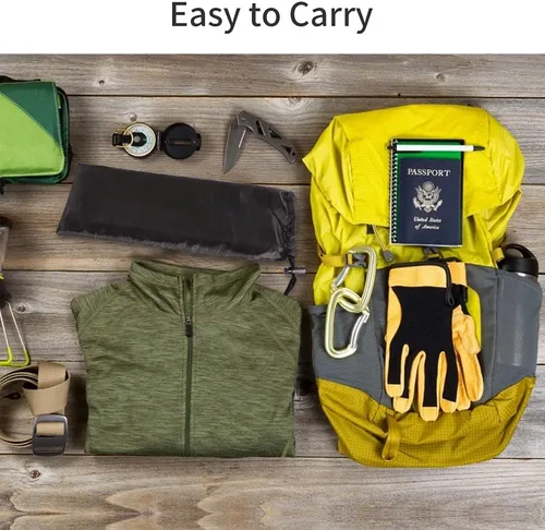 Vista 5 de Parabrisas para estufa, mini parabrisas de aluminio de 9 placas con bolsa de cordón, para estufas de camping y butano (placas mini)