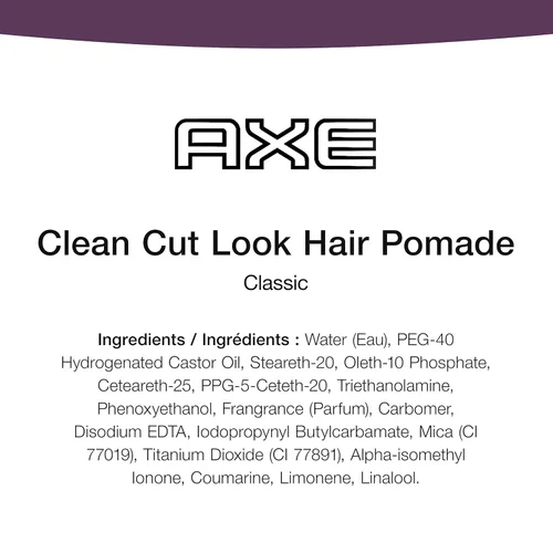 Vista 12 de Pomada para cabello AXE aspecto corte limpio, clásica 2.64 onzas, 2 en total, aspecto limpio, clásico