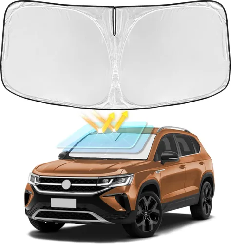 Vista 225 de Parasol de 2025 capas para parabrisas, ajuste personalizado, tela 240T, parasol retráctil que bloquea los rayos ultravioletas, accesorios