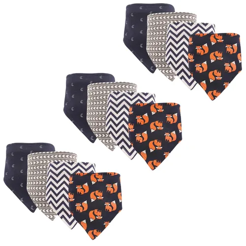 Vista 30 de Hudson Baby Baberos unisex de algodón para bebé, avión, talla única (paquete de 2)