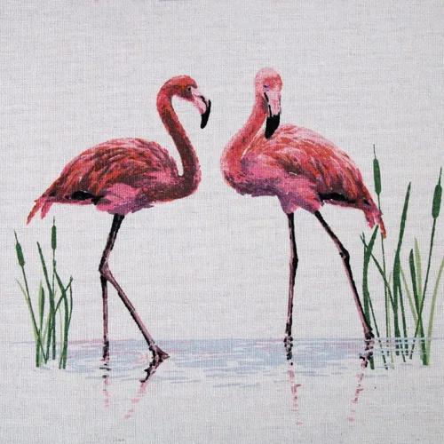 Vista 31 de Sheicon The Yard - Tela de lino de algodón de 60 pulgadas de ancho, tela estampada decorativa para proyectos de bricolaje y fabricación de manteles