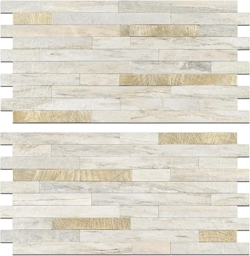Vista 26 de STICKGOO 20 Hojas Azulejos Adhesivos Despegar y Pegar para Salpicadero, Azulejos Adhesivos para Salpicadero de Cocina y Baño, Aspecto Blanco Volakas