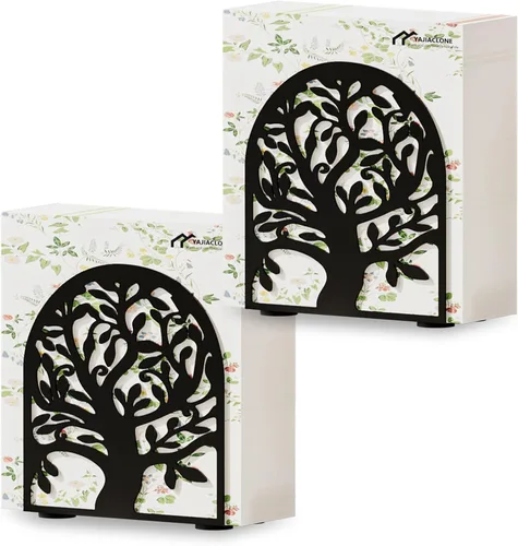 Vista 12 de YAJIACLONE Soporte de Servilletas de Metal Negro en Forma de Árbol de la Vida para Mesa, Soportes de Servilletas para Servilletas de Papel