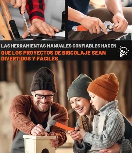 Vista 4 de Juego de herramientas de 328 piezas – Kit de herramientas caja de herramientas con cajón, kit de herramientas de mano general para el hogar perfecto