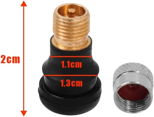 Vista 2 de ODO LUCK Válvula de aire sin cámara de vacío para Segway Ninebot S Smart Self-Balancing Scooter eléctrico reemplazar piezas Accesorios de neumáticos