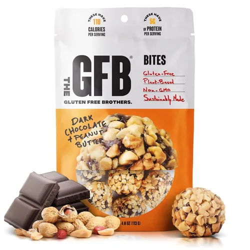 Vista 15 de The GFB Bites de proteína para pastel de cumpleaños, apto para alérgenos y sin nueces, sin gluten, a base de plantas, sin OMG, hechos