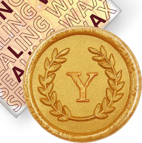 Vista 85 de 50 calcomanías adhesivas de cera con letra S, hechas a mano, sin necesidad de sellar, rasgar y usar calcomanías de cera para invitaciones de boda