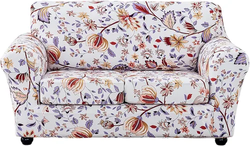 Vista 35 de CRFATOP Fundas para sillas suaves de 2 piezas para perros, fundas elásticas para sillón de 1 plaza, fundas de muebles de sofá lavables con 1 funda