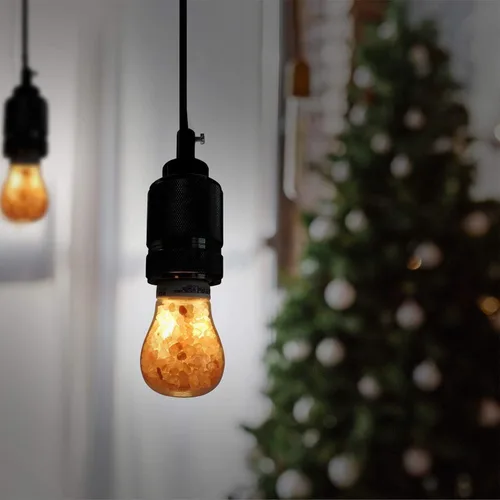 Vista 2 de WBM Care Smart E26 - Bombilla LED de 7 W, sal del Himalaya, 30000 horas de vida útil, paquete de bombillas LED regulables, color rosa, sin sabor, 4