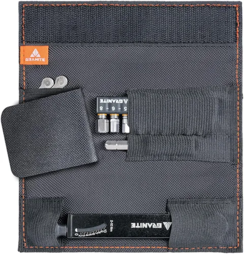 Vista 3 de Granite Rocknroll TQ - Kit de herramientas para bicicleta de trinquete de torque, kit multiherramienta para bicicleta con 10 brocas de herramienta