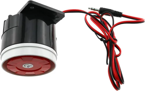 Vista 3 de E-outstanding Zumbador electrónico DC 12 V 120 dB Piezo alarma cuerno sirena con cable para el sistema de alarma de seguridad en el hogar