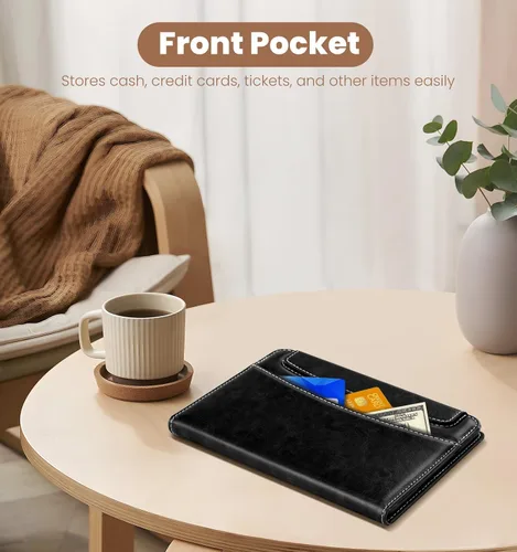 Vista 6 de MoKo Funda con correa de mano para Kindle Paperwhite de 7 pulgadas (12ª generación-2024) y Kindle Colorsoft 2024 y 2025, funda delgada