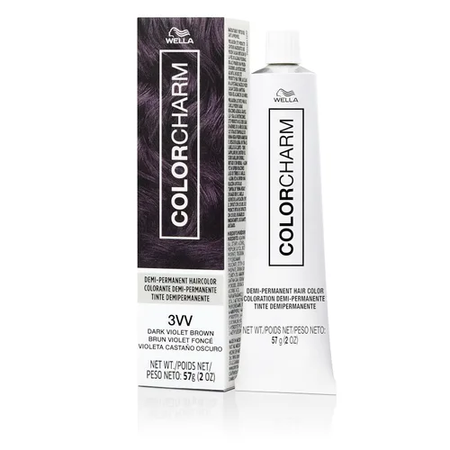 Vista 9 de COLORCHARM - Tinte permanente para el cabello, tinte para el cabello para cobertura de canas, añade brillo, 2 onzas