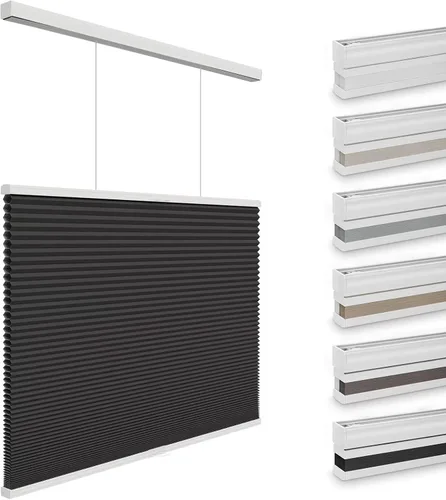 Vista 46 de Changshade Persianas Celulares Opacas sin Cordón, Persianas de Arriba hacia Abajo y de Abajo hacia Arriba para Ventanas, Persianas de Ventana