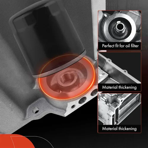 Vista 4 de A-Premium Performance Muscle - Kit completo de cárter de aceite para motor de automóvil, compatible con GM LS1 LS3 LSA LSX Chevrolet Chevy Pontiac